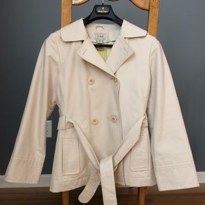 LL Bean 100% Cotton Trench